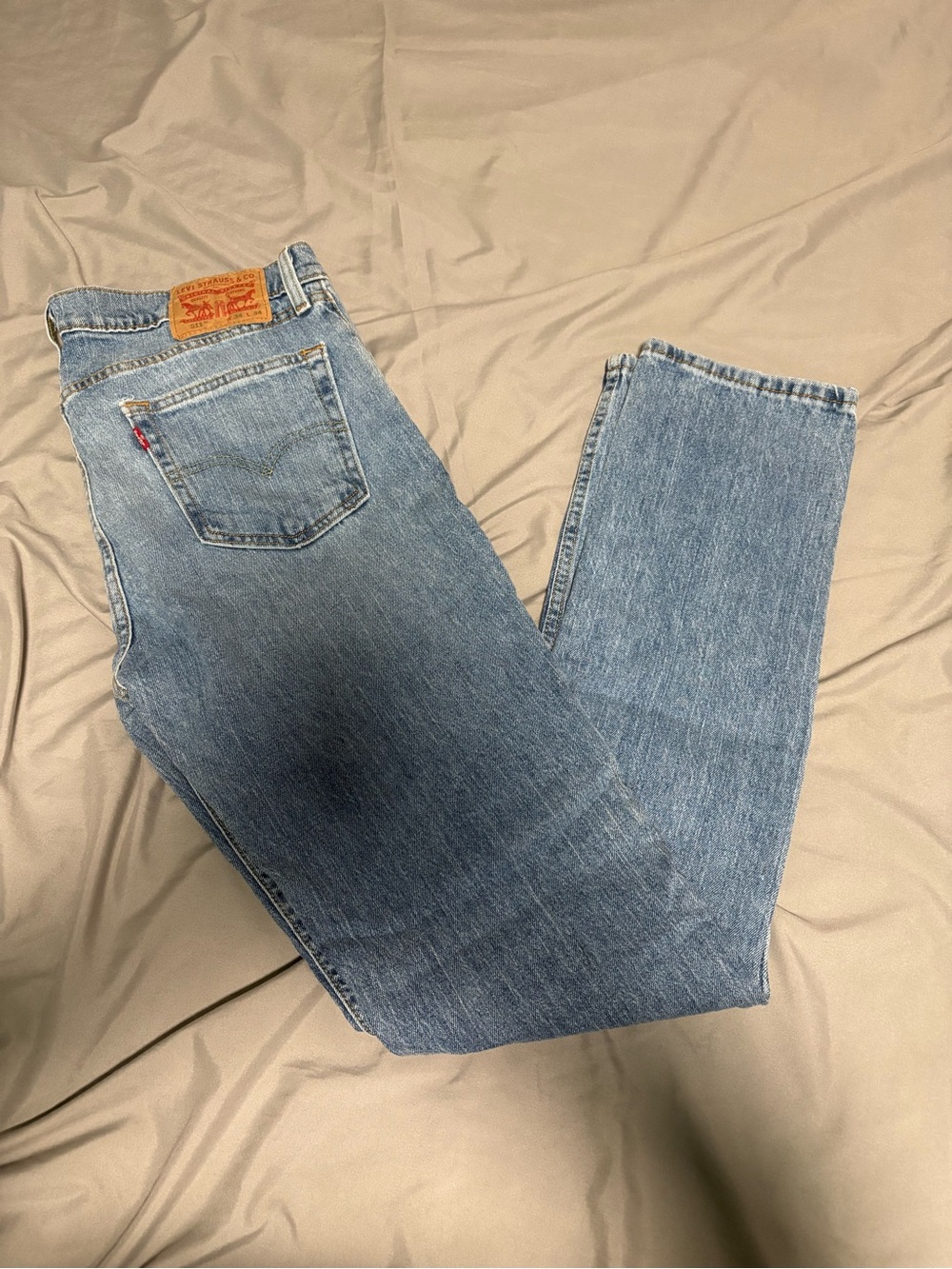 Levi's Light Blue Straight Leg Jeans